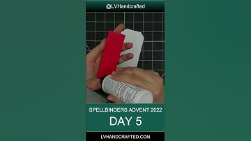 Day 5 of @spellbinders 2022 Advent Calendar. See the tag I make behind today