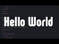 Hello world - Ответы на вопросы