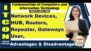 Network Devices|HUB, Routers|Repeater|Gateways User|Advantages & Disadvantages|Unit-4 Part-8