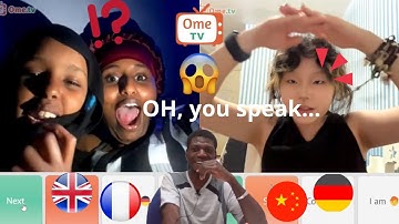 They Never Expected Me to Speak Their Language! (OmeTV Reactions)