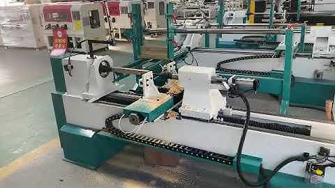 STYLECNC CNC wood turning lathe machine with full automatic feeding system for woodworking