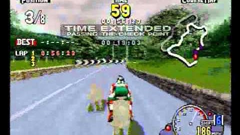 Sega Saturn Manx TT Superbike Sheep!