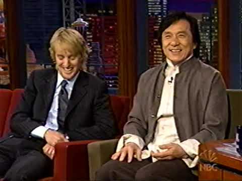 Jackie Chan And Owen Wilson On Jay Leno Feb 03 2003 