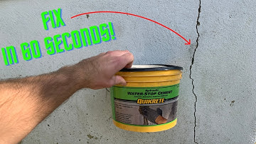 How to Fix Foundation Cracks (in less than 60 seconds!) #shorts