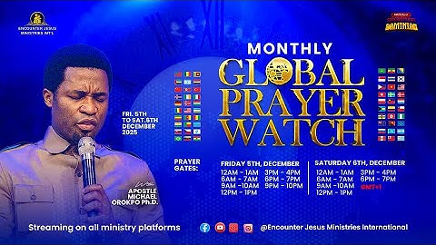 6AM PRAYER WATCH || 06.12.2025 || Apostle Michael Orokpo Ph.D.