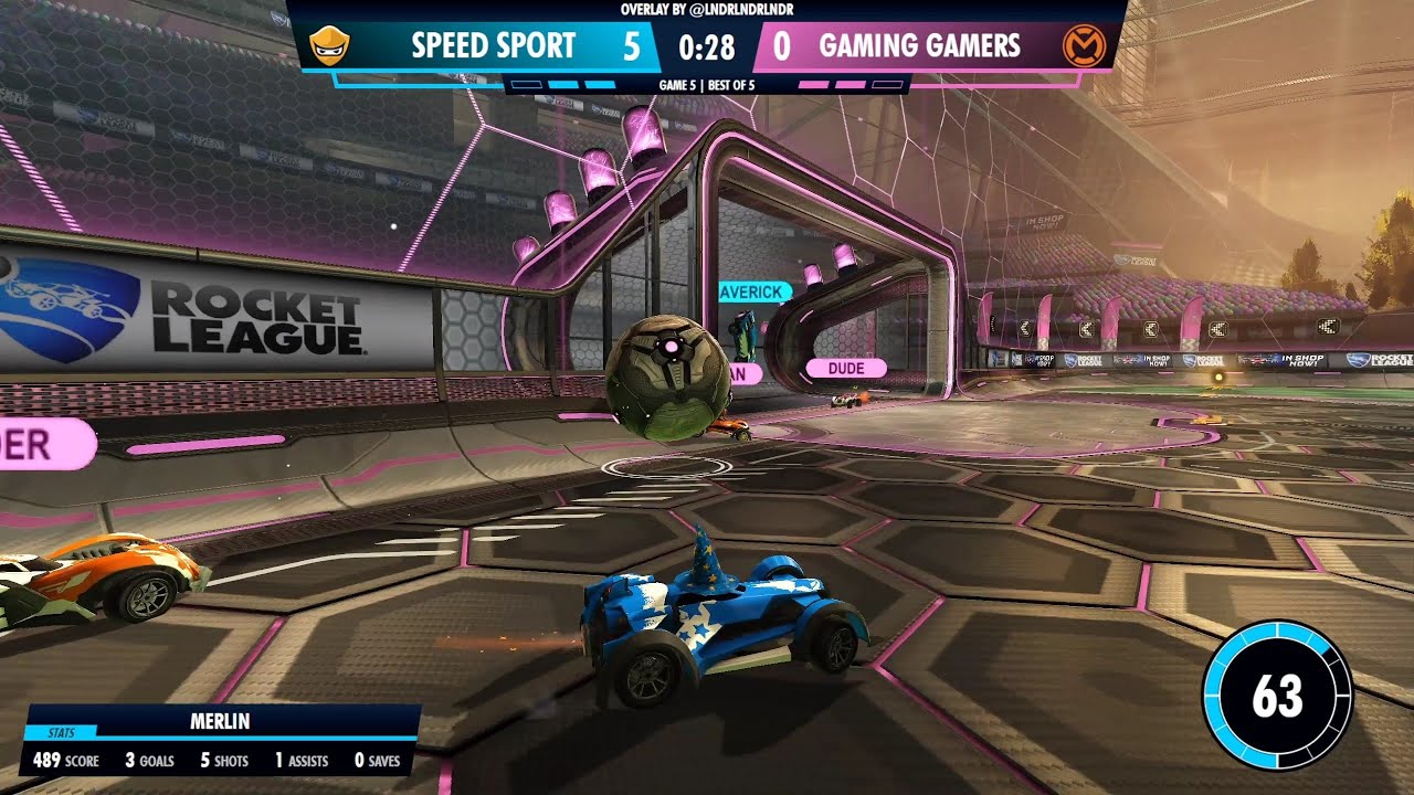 Custom Rocket League Overlay | Showcase 20