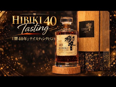 Hibiki 40yr Unboxing and Tasting 「響 40年」テイスティングイベント