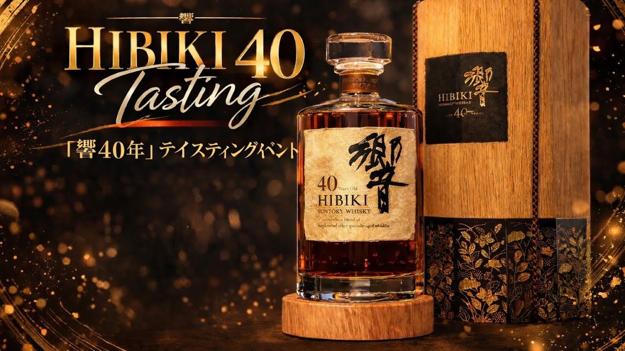 Hibiki 40yr Unboxing and Tasting 「響 40年」テイスティングイベント