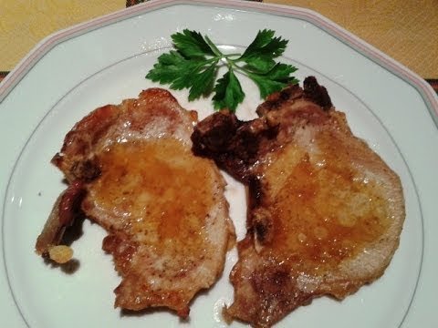 Chuletas De Cerdo Al Horno Receta De Cocina Cocina Facil Youtube