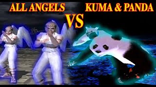 [TAS] Kuma and Panda VS All Angels - Tekken Tag Tournament (Requested)