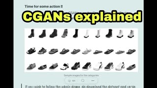 CGANs explained