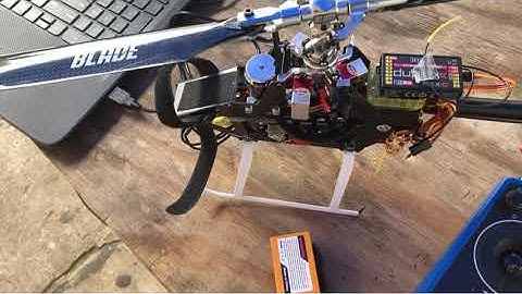 Setting up helicopter with jeti radio and receiver, video #2