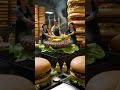 Mega Burger Workshop #foodviralshorts #burgermaking #megaburgerworkshop
