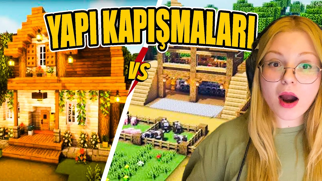 YAPI KAPIŞMASI EN GÜZEL KÖY EVİ MİNECRAFT #minecraft