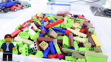 How I sort used Lego pieces.