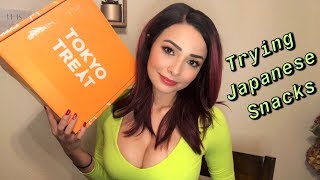 ASMR Trying Japanese Snacks with Tokyo Treat!