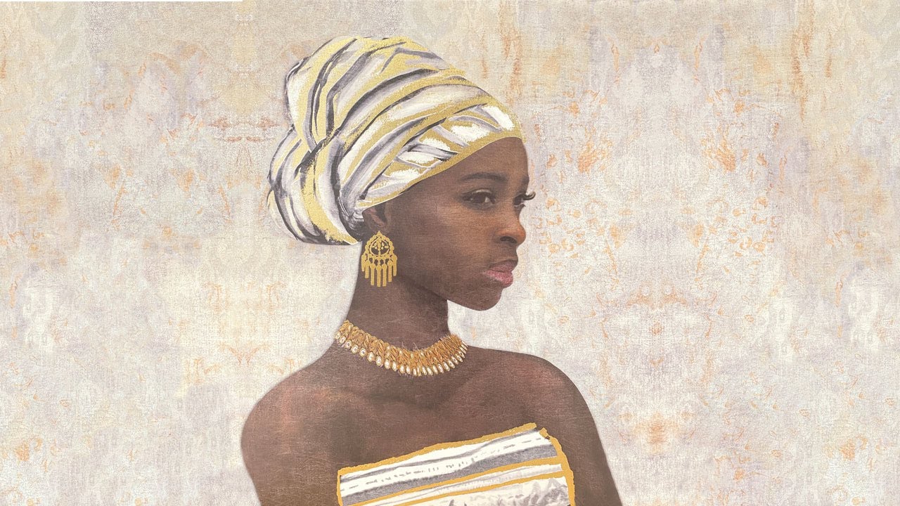 Beautiful African Woman - Animated Painting