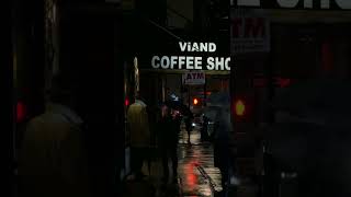 Rainy night on Madison Ave. Manhattan in the rain. Film noir vibes
