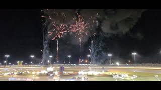 World of Outlaws Morton Building's Late Models Four Wide Salute at The World Finals Night Two