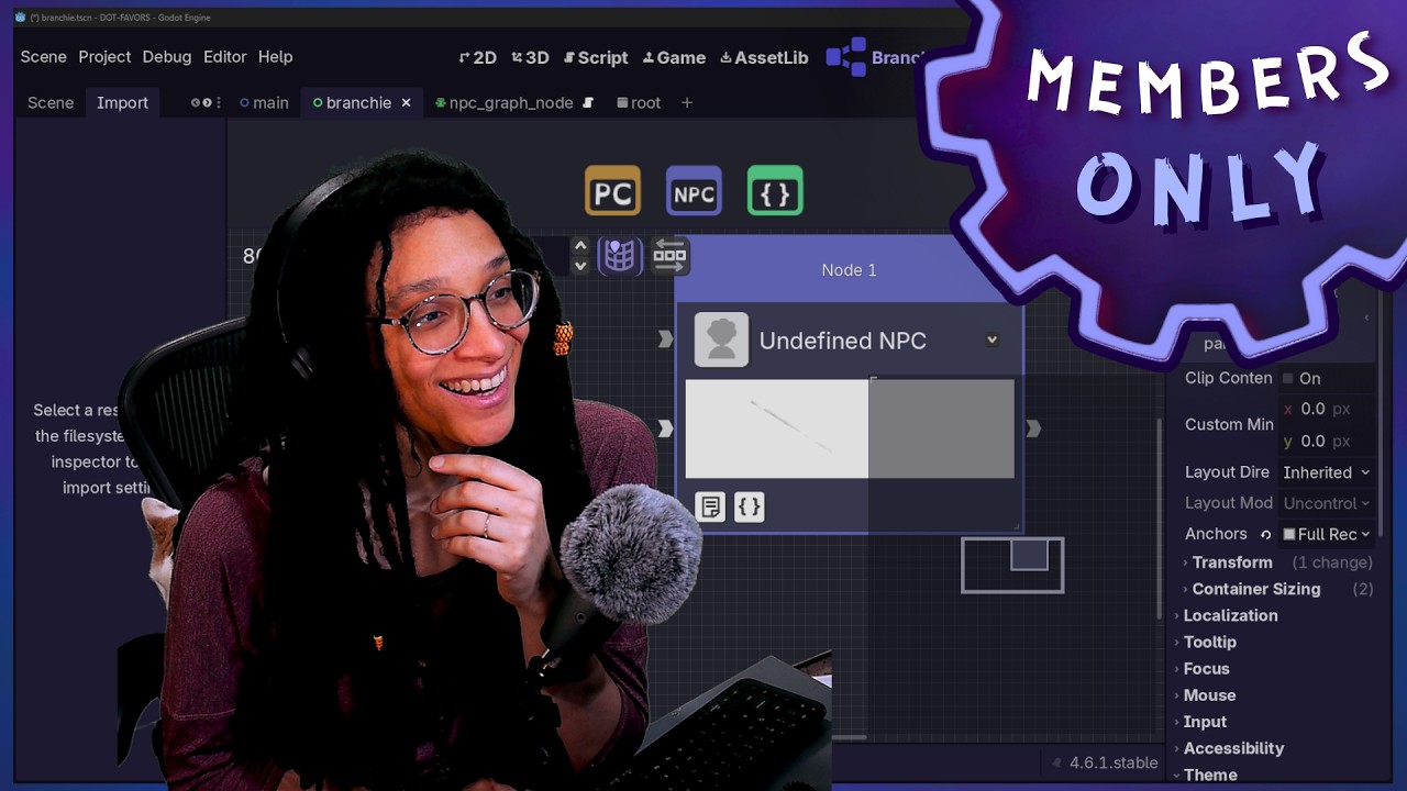 Branching Narrative Editor Dev 🎮😎 (YT Members & Twitch Subs only) - YouTube