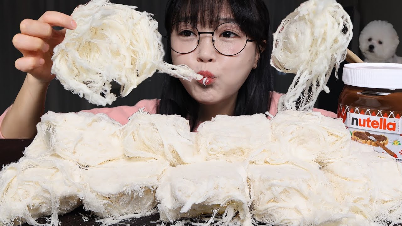 Турецкая сладкая вата (Пишмание) Mukbang ASMR