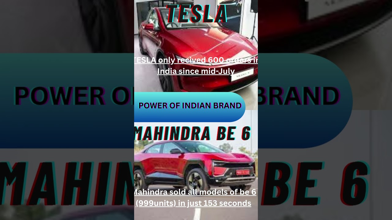 Mahindra BE.06 Sold Out in 153 Seconds! 🔥 Outsells Tesla Orders 🚗⚡