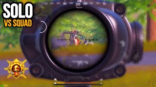 PUBG MOBILE! LIVIK SOLO VS SQUAD ALL MY BEST CLUTCH 🔥