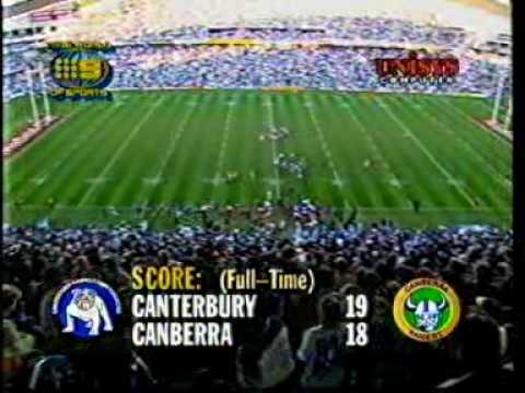 Canterbury Bulldogs versus Canberra Raiders 1994 M...