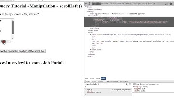 SCROLLLEFT METHOD JQUERY DEMO