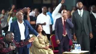 Minister Linos ministering at Lifehouse Network Harare CBD 