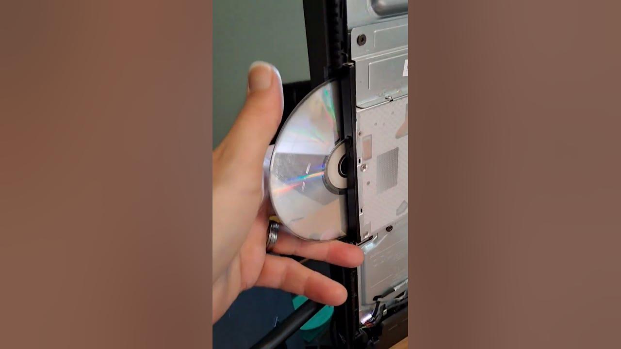 Removing A Stuck DVDCD in Computer Adding a Manual Eject Button To A