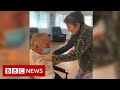 Elderly couple, married for 60 years, reunited after 215 days apart - BBC News