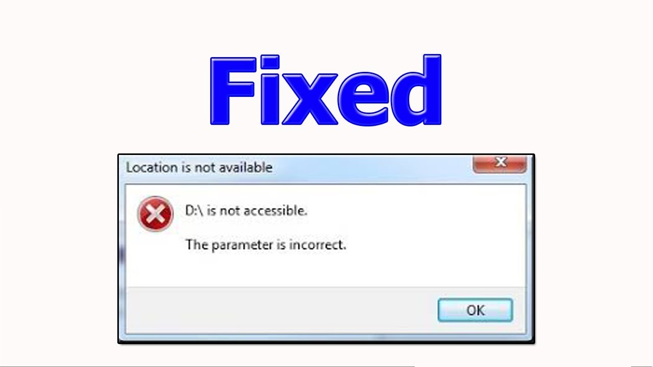Incorrect Error. Fix error message