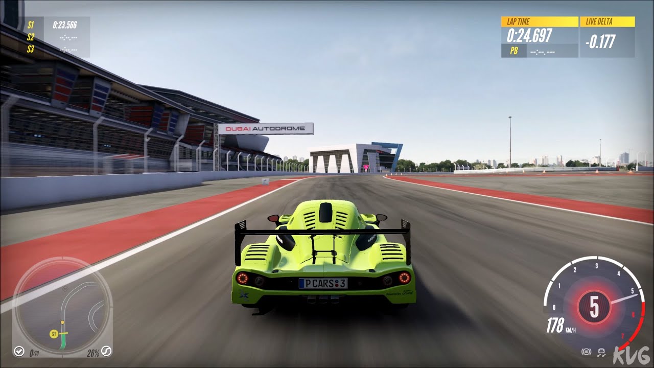 Project CARS 3 - Dubai Autodrome National - Gameplay (PS4 HD) [1080p60FPS]