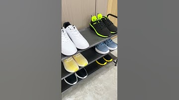 Elevate your space with modern shoe storage solutions #shoerack