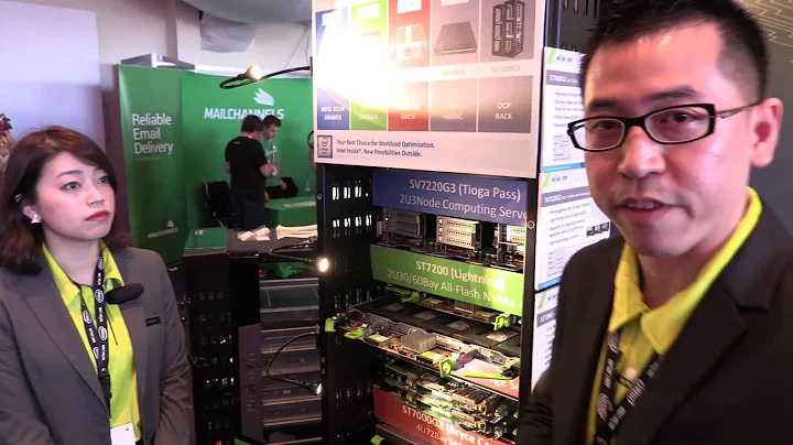 Wiwynn shows their latest 21" and 19" OCP products at WHD.global 2017