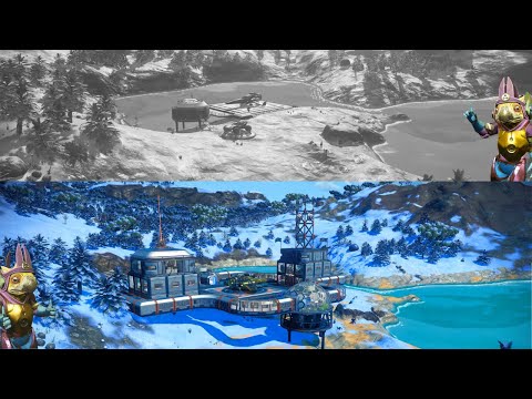 No Man's Sky 2022 строим Стартовую Базу из готовых строений [ГАЙД]