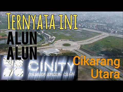 Ternyata Alun alun Cikarang Utara itu CINITY Tempat Joging masa depan warga Cikarang Utara.