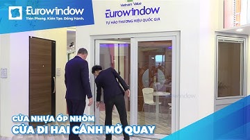 CỬA NHỰA ỐP NHÔM | CỬA ĐI 2 CÁNH MỞ QUAY