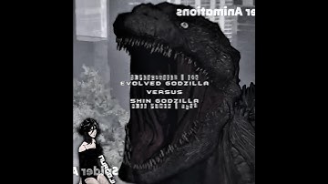 Both are my Fav / Evolved Godzilla #vs Shin Godzilla | #edit #monsterverse #shingodzilla #wisedit