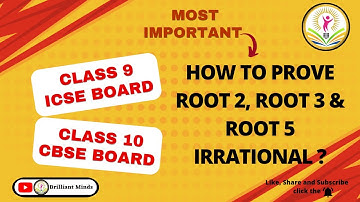 Proof of Irrationality | Prove root 2 is Irrational | Class 9 ICSE Maths | Class 10 Maths CBSE