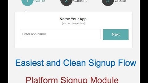 Platform Signup Module - Easiest and Clean Signup flow for Siberian CMS MAE/PE