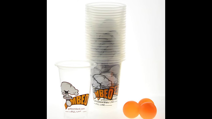飲酒新遊戲 BEER PONG BOMBED Drinking Game 適合酒吧 屋企 大夥人開Party