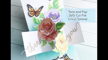 Cricut Tutorial: Twist and Pop / Pivot Pop Up Card Tutorial
