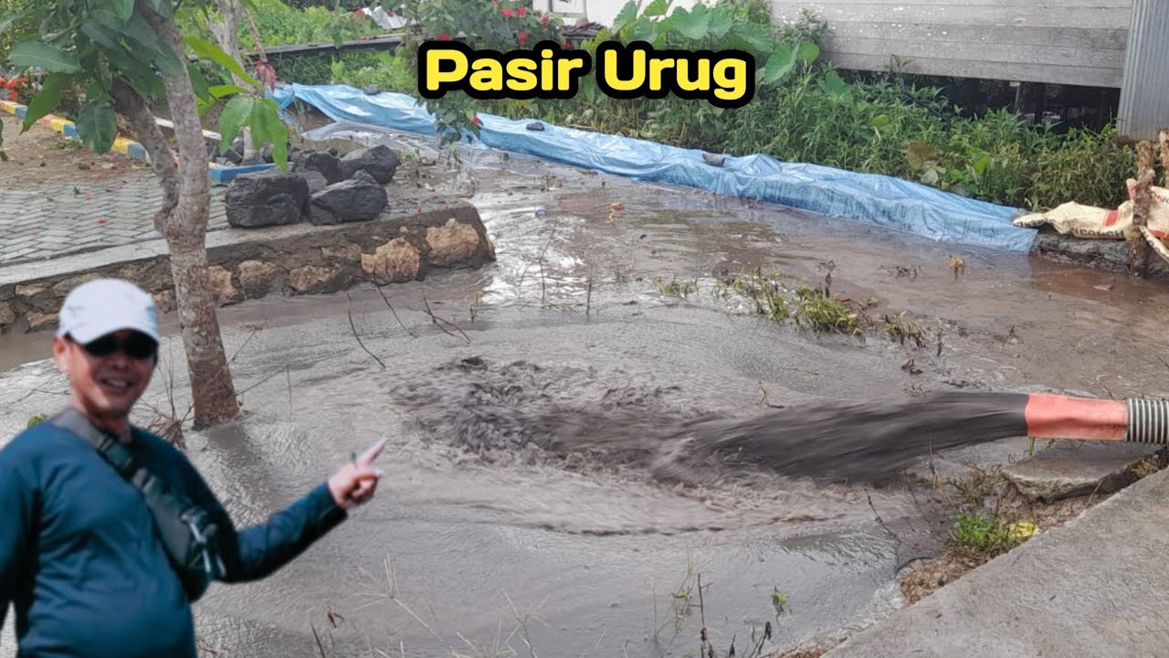 Pengurugan Halaman dengan Pasir Urug