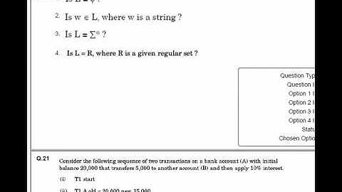 NTA NET Answer Key Computer Science Dec 2018 (Part 2)