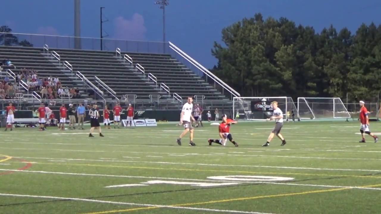 Matt Smith with the goal saving layout block