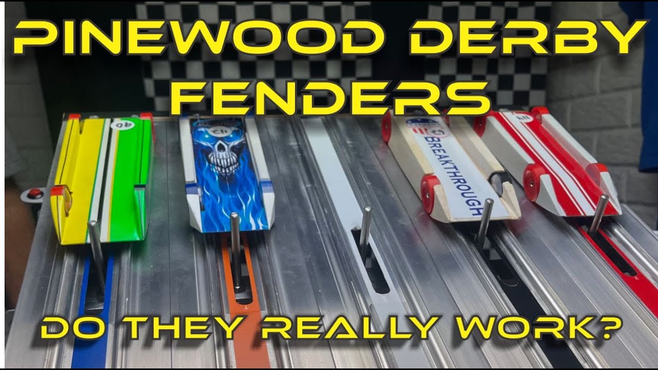Pinewood Derby Fenders and Air shields YouTube