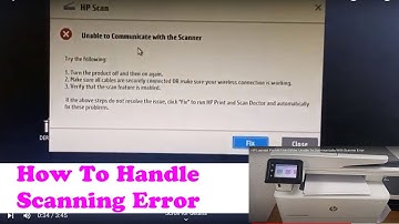 HP Laserjet Pro MFP M428fdw: Unable To Communicate With Scanner Error