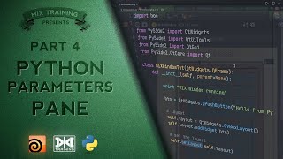 VMT 061 Python Parameters Pane Part 4